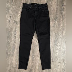 Banana Republic High-Rise Legging Luxe Sculpt Ankle Jean Black 29